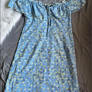 Off the shoulder dress